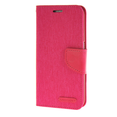 

MOONCASE Galaxy S6 , Leather Flip Wallet Card Holder Pouch Stand Back ЧЕХОЛ ДЛЯ Samsung Galaxy S6 Hot pink