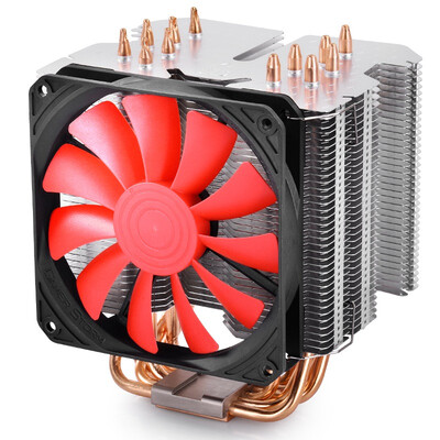 

Aeolus (Deepcool) Люцифер CPU кулер (мультиплатформенный / 6 Тепловая труба / интеллигентный температура / вентилятор 12см / смазка приходит / отключение звука)