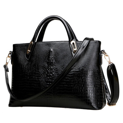 

SMOOZA Hot Sale women handbag women messenger bags ladies new shoulder bag bolsas leather handbags Crocodile pattern tote bags