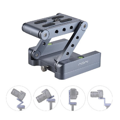 

New Zshaped Aluminum Alloy Camera Camcorder Desktop Holder Quick Release Plate Tilt Head for Nikon Canon Sony Pentax DSLR Camera