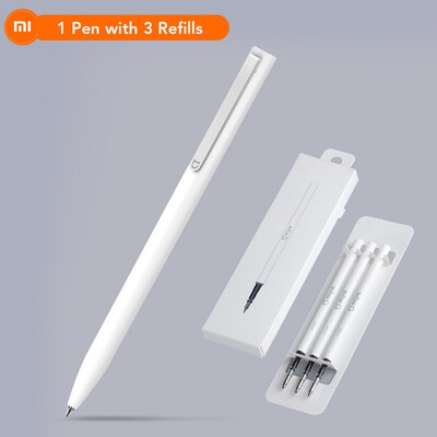 

Original Xiaomi Mijia Sign Pens 95mm Signing Pens PREMEC Smooth Switzerland Refill MiKuni Japan Ink add Mijia Pen Black Refill