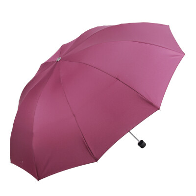 

Heaven SH1 folded all-weather umbrella/steel framework umbrella, plus-sized, reinforced, quick-dry, burgundy