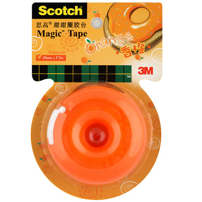 

3M Sihao 810 Invisible Tape Donut Cutter Tape / Seal Tape / Tape Block / Cutter Strawberry Rose 1 Pack