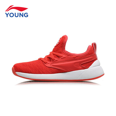 

Li Ning childrens shoes boys sports shoes sets of feet a pedal childrens casual shoes one-woven mesh childrens sports shoes YKCN014-9 Li Ninghong flame red 34