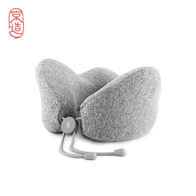 

JZAO massage neck pillow light vibration portable massage device memory cotton u-shaped pillow siesta pillow car head pillow aircraft travel pillow