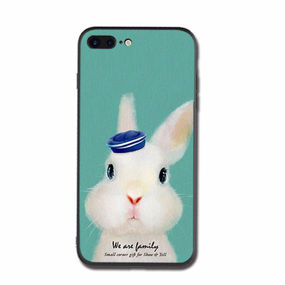 

For iphone 7 case silicone soft protective case for iphone 7 plus cute phone case bunny For iphone 88plus phone covers