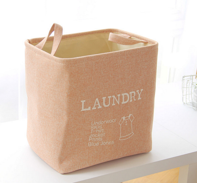 

Nordics style collection box simple cotton&hemp buy box cotton&hemp dirty clothes basket thickened receive basket