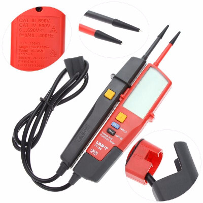 

UNI-T UT18D Auto Range Voltage&Continuity Tester with LCD Backlight Date Hold RCD Test&Self-inspection