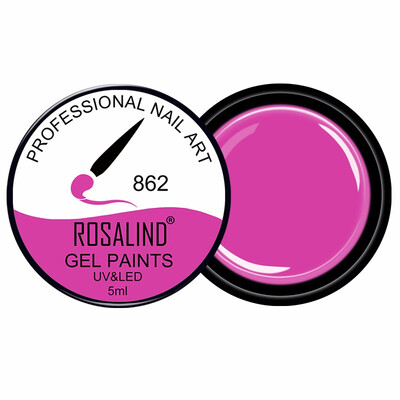 

ROSALIND Gel Varnish 5ml 142 Pure Colors UV Gel Manicure DIY Nail Art Gel Polish Design Nail Painting Color gel lacquer801-880