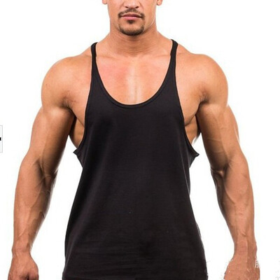 

Hot Pure Color Summer Fitness Vest Male Ferret - Cotton Bodybuilding Vest