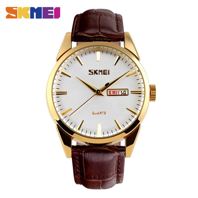 

SKMEI quartz watch fashionable Casual lady calendar watch alloy Dial 30 m Waterproof luxury watch 9073 Relogio Feminino