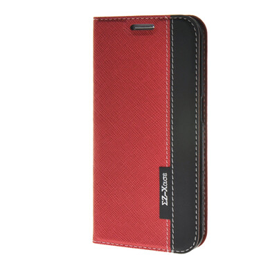 

MOONCASE Mixed colors Leather Side Flip Wallet Card Holder Stand Pouch ЧЕХОЛ ДЛЯ Samsung Galaxy S6 Edge Red