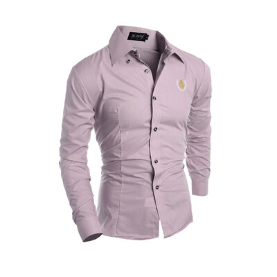 

Zogaa New Men Shirt Embroidery Business Affairs