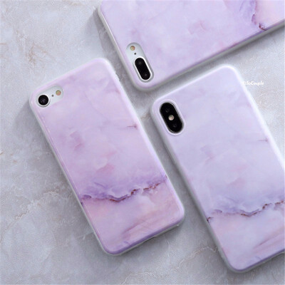 

iphone 6 6s 8 678 plus X 5s 5 SE Case Granite Scrub Marble Stone Painted Silicone Phone Case