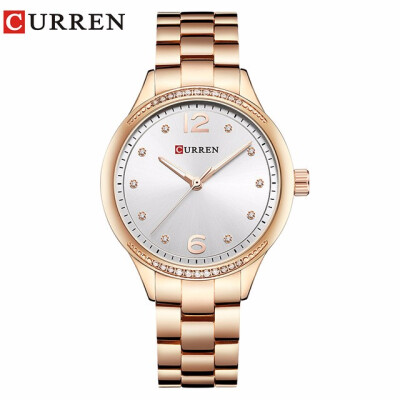 

CURREN 9003 Watch Women Casual Fashion Quartz Wristwatches Crystal Design Ladies Gift relogio feminino