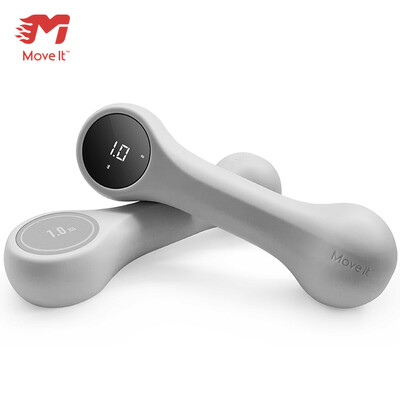 

Move it millet has smart dumbbells men&women home APP aerobics exercise fitness equipment environmental protection hand bell 1kg gray
