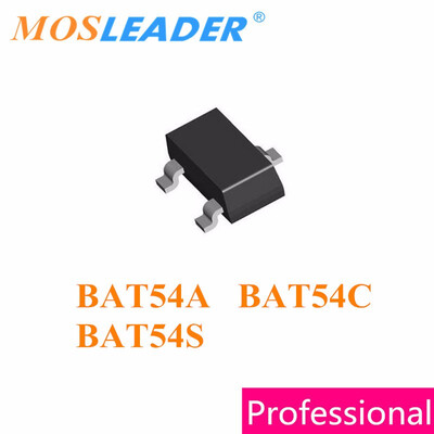 

Mosleader BAT54A BAT54C BAT54S BAT54A SOT23 3000PCS BAT54 Schottky High quality