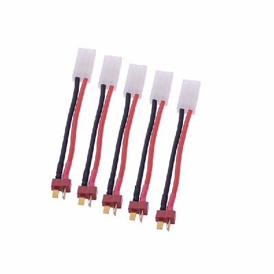 

5Pcs Deans Charging adapter T Male Plug to Female Tamiya Head Male For RC Car