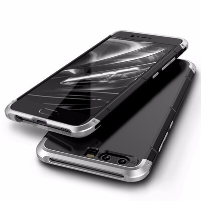 

Goowiiz Phone Case For Huawei P10P10 Plus Luxury 3 in1 Metal PC Hard Hybrid Slim Back Case Full Protection