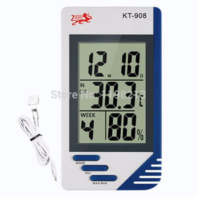 

10PCS Digital Thermometer Hygrometer Temperature meter Humidity Meter Clock 3-in-1 indoor outdoor humity meter Humidity Tester