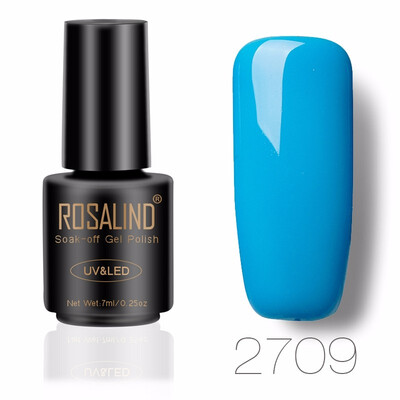 

ROSALIND 7ML Nail Polish Gorgeous Color Nail Gel Polish Vernis Semi Permanent Top Coat Base Coat Gel Nail Varnishes gel lacquer