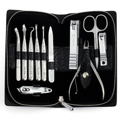 

Jinda Rimei RIMEI nail clipper set nail scissors stainless steel pedicure knife nail clipper repair capacity combination 11 pieces