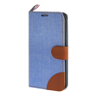 

MOONCASE Galaxy S6 Edge , Leather Wallet Flip Card Holder Pouch Stand Back Case Cover for Samsung Galaxy S6 Edge Blue