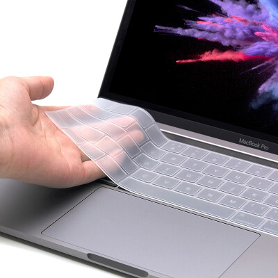 

Lansheng lention Apple notebook keyboard film 181716 new macbook pro1315Touch keyboard protective film long section - black light