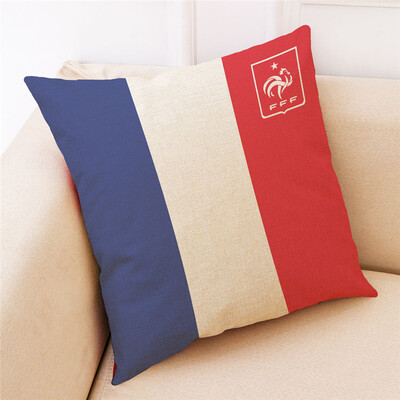 

Russia World Cup 2018 32 Teams Logo Cotton&Linen Pillowcase Bar Club Sofa Pillow Pillow Fans Souvenir