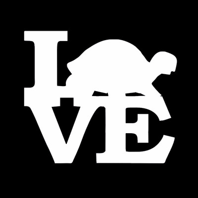 

Car Love Turtles Decal sticker Prank Funny Gag Gift Vinyl Decal Car Auto Window Sticker