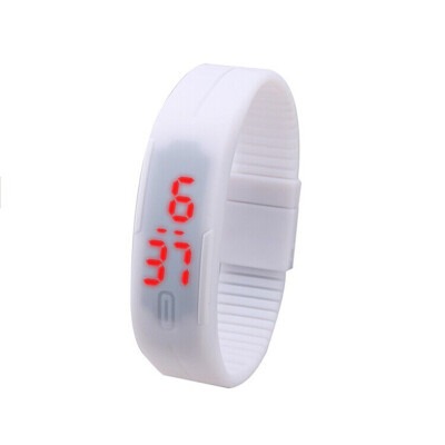 

Smart watch women sport watch Mens Womens Rubber LED Watch Date Sports Bracelet Digital Ladies Wrist Watches