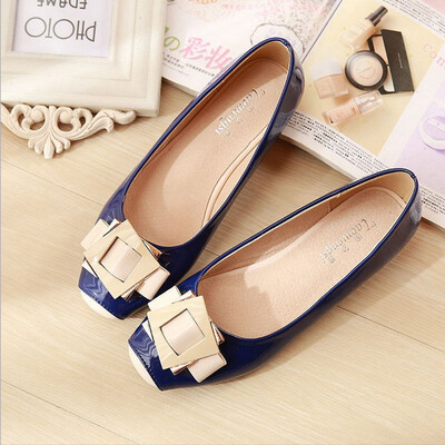 

Fashion cute square toe women flats ballet flat shoes woman