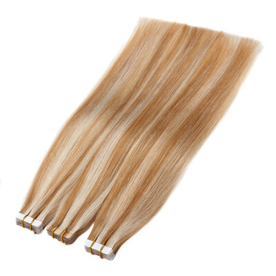 

BHF Hair Tape In Human Hair Extensions Malaysian Remy straight Hair 1246 P27613 50GLot