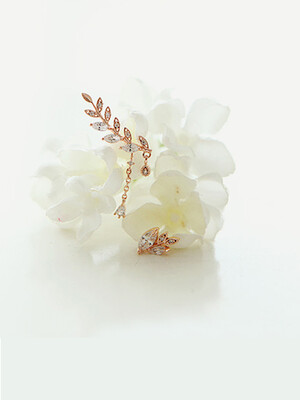 

onice 925 серебро eearing с повезло листья, которую wqe005 циркон