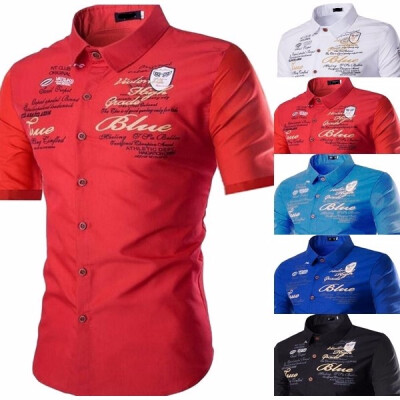 

Mens 100 Cotton Short Sleeve Shirt Easy Care Short Sleeve Shirt