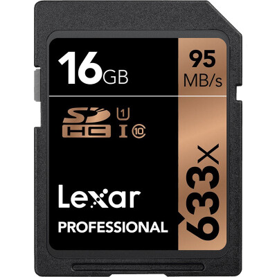 

Lexar UHS-I U1 SD 16GB storage card