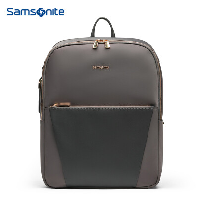 

Samsonite Samsonite backpack minimalist fashion computer bag ladies business backpack TM008003 gray