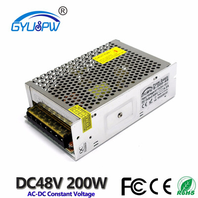 

200W 48V 42A Small Volume Single Output Switch power supply Transformer AC110V 220V to dc48v smps for LED Strip CNC 3D Print