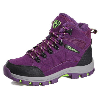 

Men Boots Winter With Fur 2018 Warm Snow Boots Men Winter Boots Work Shoes Men Footwear Fashion Rubber Ankle Shoes