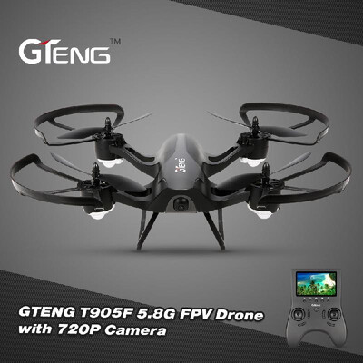 

GTENG T905F 720P HD Camera 58G FPV Drone 6-axis Gyro Altitude Hold One Key Return Quadcopter RTF