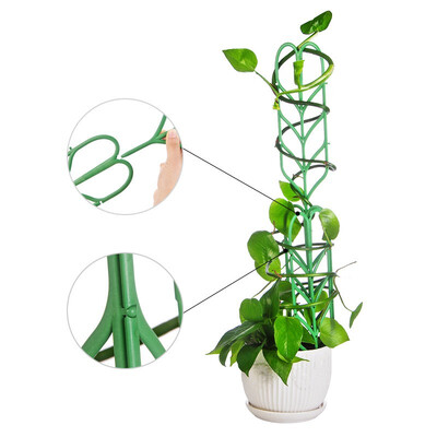 

3pcs DIY Plastic Plant Support artificial climbing plants Flower Stand bonsai support shelf House Yard garden tool