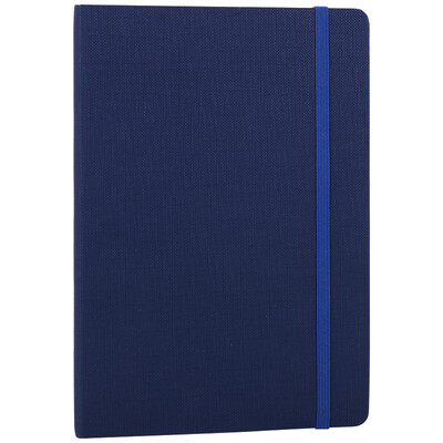 

Deli deli 25k96 mid-range straps leather business notebook notebook notebook diary blue 22244