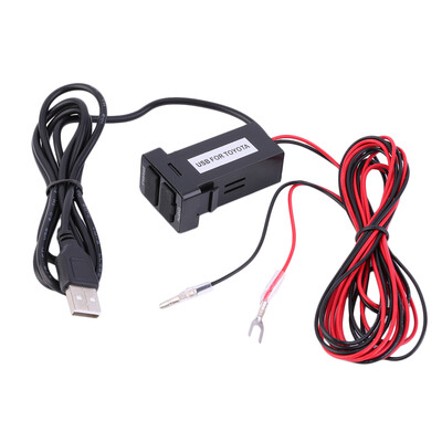 

Dual USB Charger/Audio Port Interface for Toyota Cars Blank Switch Hole