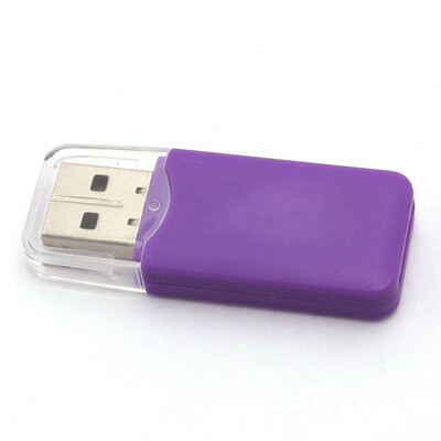 

New Purple USB 20 Micro TF Memory Card Reader Adapter