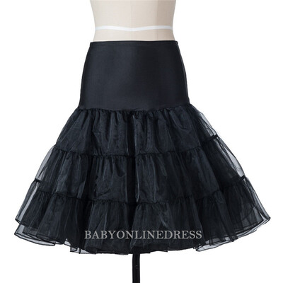 

2018 Cheap Womens 50s Vintage Skater Skirt Ruffle Tutu Petticoat Skirts Fluffy Skirts Rockabilly Swing Underskirt