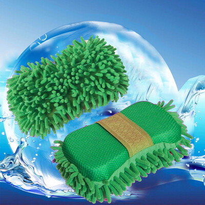 

Car Wash Sponge Cleaning Car Scrub Pad&Towel Drying Cloth Brush Cleaner Tools Microfiber Tool Scratch Resistant Reusable
