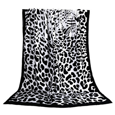 

UpperX Luxury Bath Towel Super-absorbent Microfiber towels Beach Towels Soft Microfiber Environmental Printing TowelsLeopard