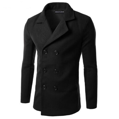 

Zogaa Mens Wind Fashion Double Breasted