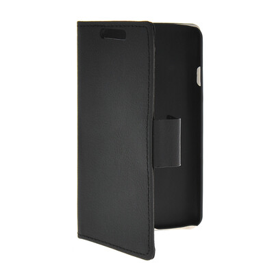 

MOONCASE Slim Leather Side Flip Wallet Card Slot Pouch Stand Shell Back ЧЕХОЛ ДЛЯ LG F70 Black