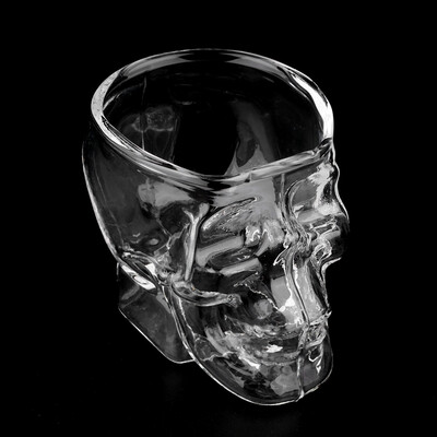 

Mini Crystal Skull Head Shaped Shot Glass Cup Whisky Wine Bar & Party Cup